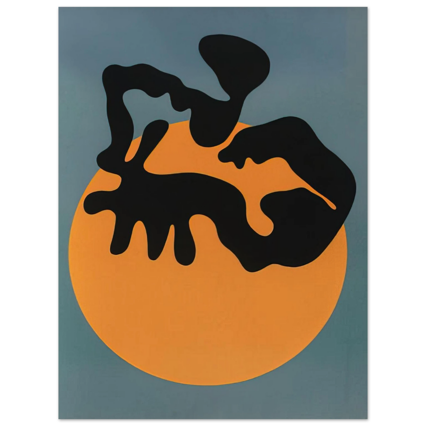 Jean Arp - Not far from the sun, the moon and the stars Fine Art Poster - Default Title