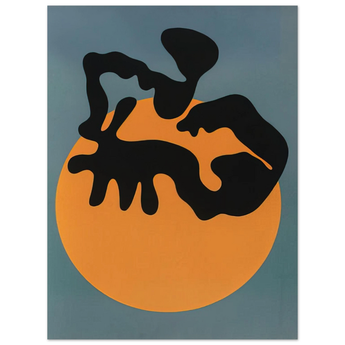 Jean Arp - Not far from the sun, the moon and the stars 75x100 cm / 30x40inches Fine Art Poster