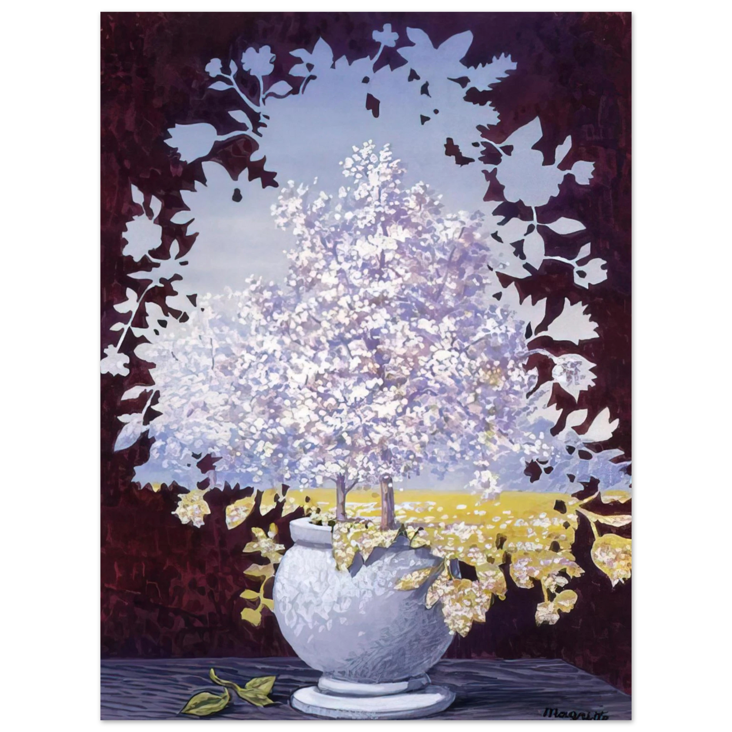 Rene Magritte - THE FLASH 1959 Fine Art Poster - Default Title