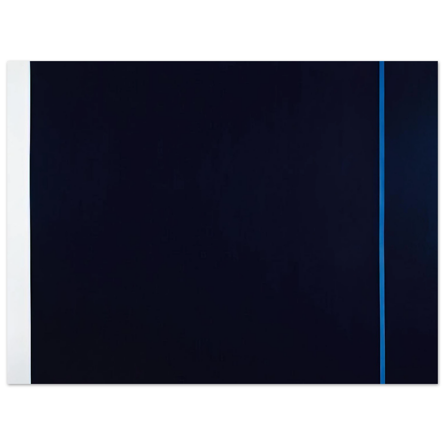 Barnett Newman - Midnight Blue Fine Art Poster - Default Title