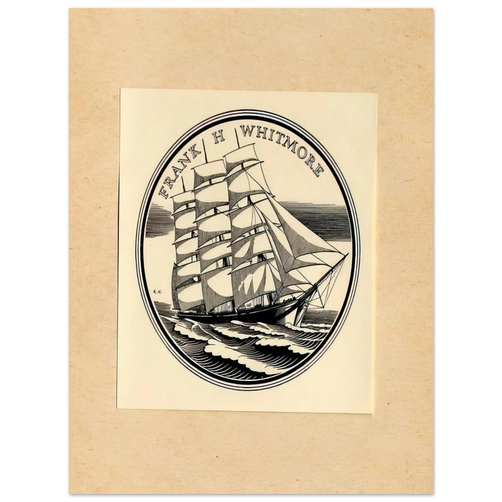 Rockwell Kent - Illustration to Frank H. Whitmore 75x100 cm / 30x40inches Fine Art Poster