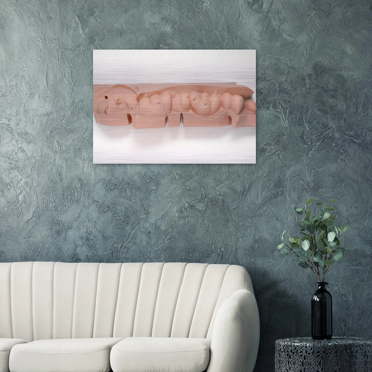 MAMELLES 1991 - Louise Bourgeois Brushed Aluminum Print - 70x100 cm / 28x40 inches | Louise Bourgeois Aluminum Print | Louise Bourgeois Prints