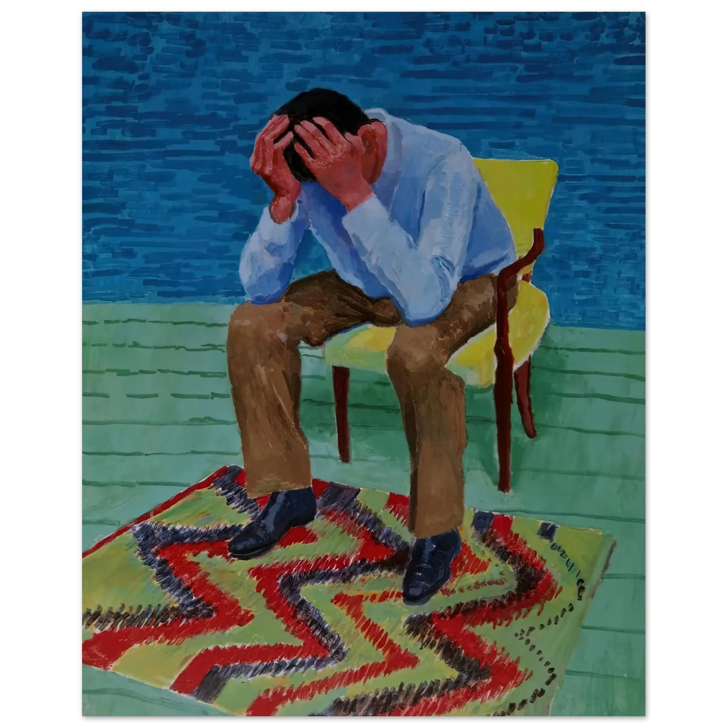 David Hockney - David Hockney Wall art - 20x25 cm / 8x10 Inches - Fine Art Poster - -