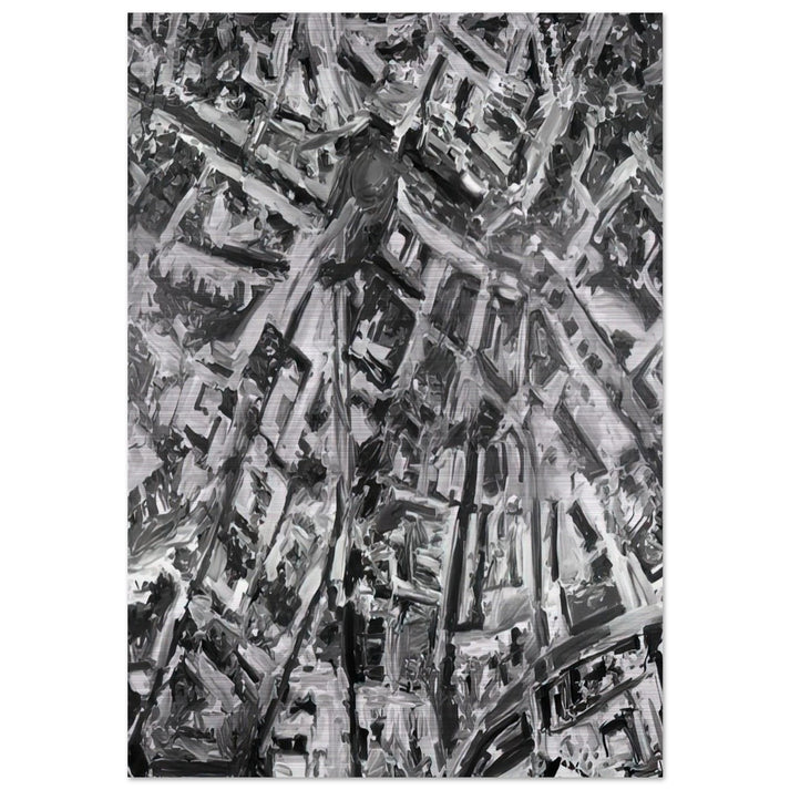 TOWNSCAPE PL 1970 - Gerhard Richter Brushed Aluminum Print - 70x100 cm / 28x40 inches | Gerhard Richter Aluminum Print | Gerhard Richter Prints