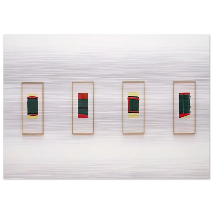 Ohne Titel für Thordes - 1976 - Blinky Palermo Brushed Aluminum Print - 70x100 cm / 28x40 inches | Blinky Palermo Aluminum Print | Blinky Palermo Prints