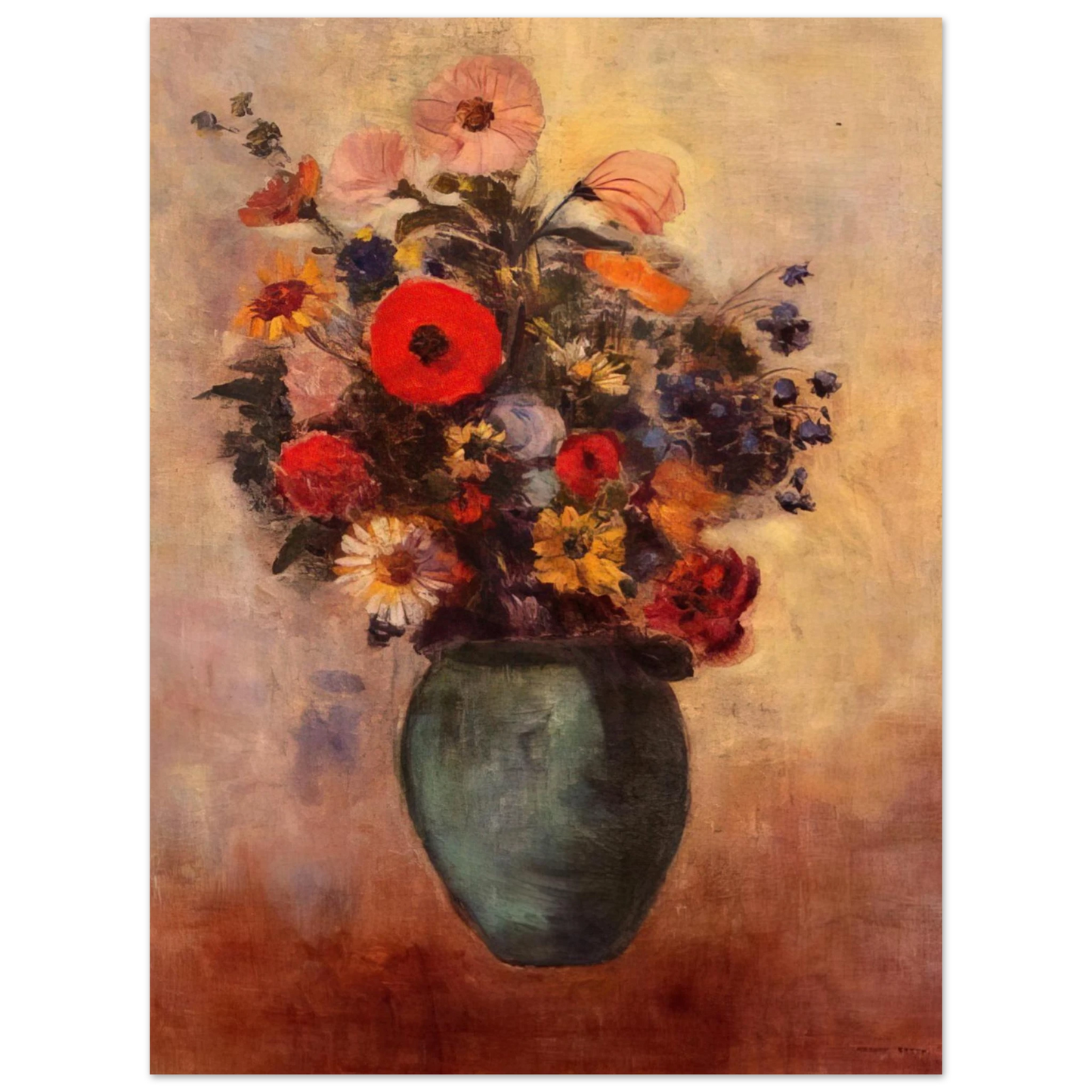 Odilon Redon - VASE OF FLOWERS 3 Fine Art Poster - Default Title
