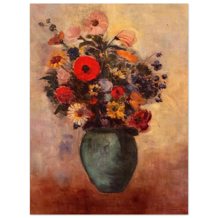Odilon Redon - VASE OF FLOWERS 3 75x100 cm / 30x40inches Fine Art Poster