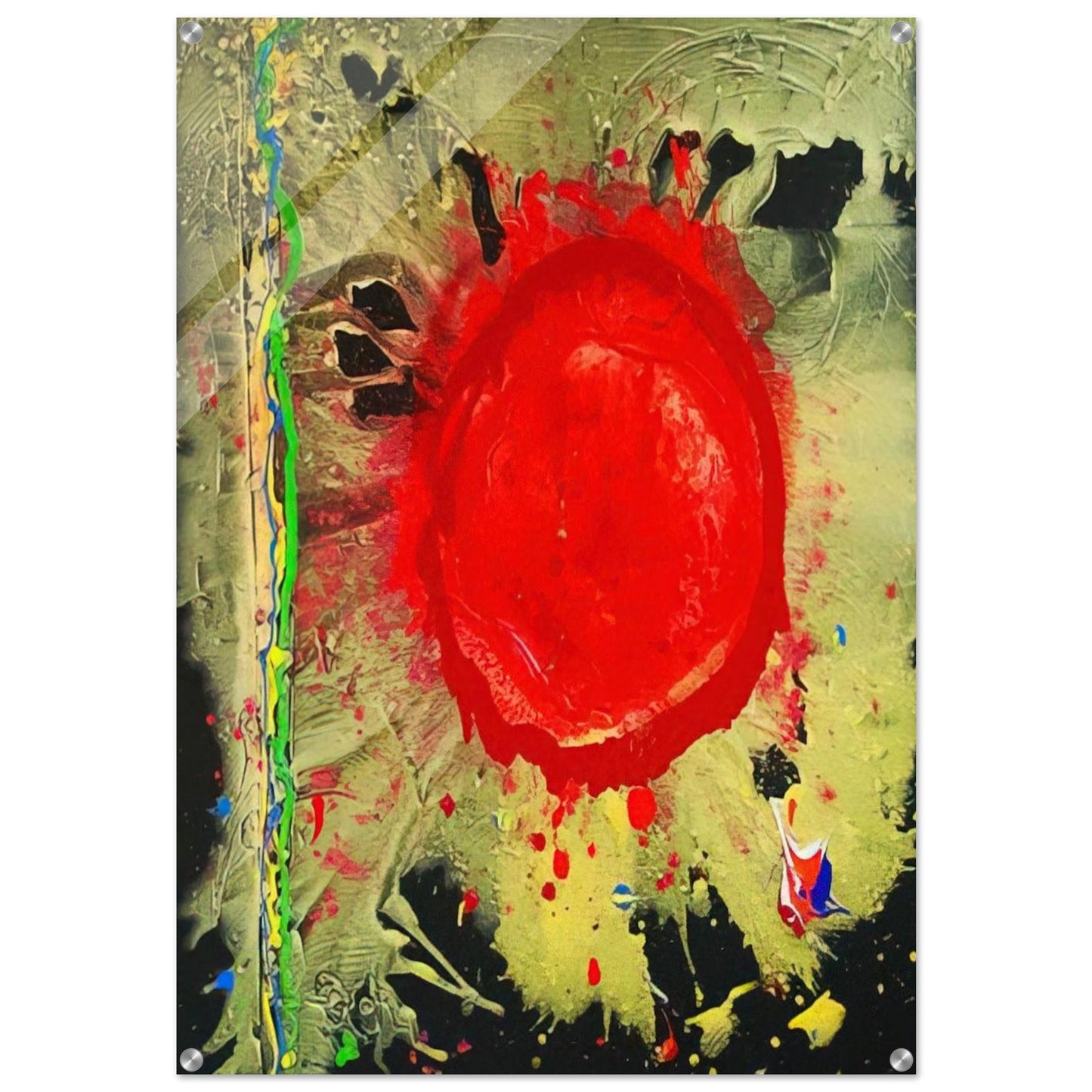 Warrior Universe - 2010 - John Hoyland Acrylic Print - 70x100 cm / 28x40″ inches | John Hoyland Wall Art | John Hoyland Prints