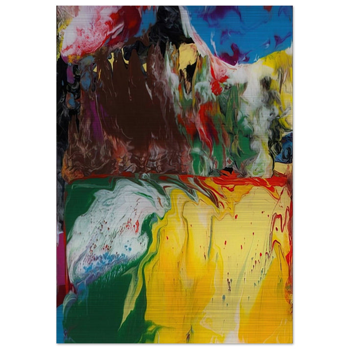 SINDBAD 2008 - Gerhard Richter Brushed Aluminum Print - 70x100 cm / 28x40 inches | Gerhard Richter Aluminum Print | Gerhard Richter Prints