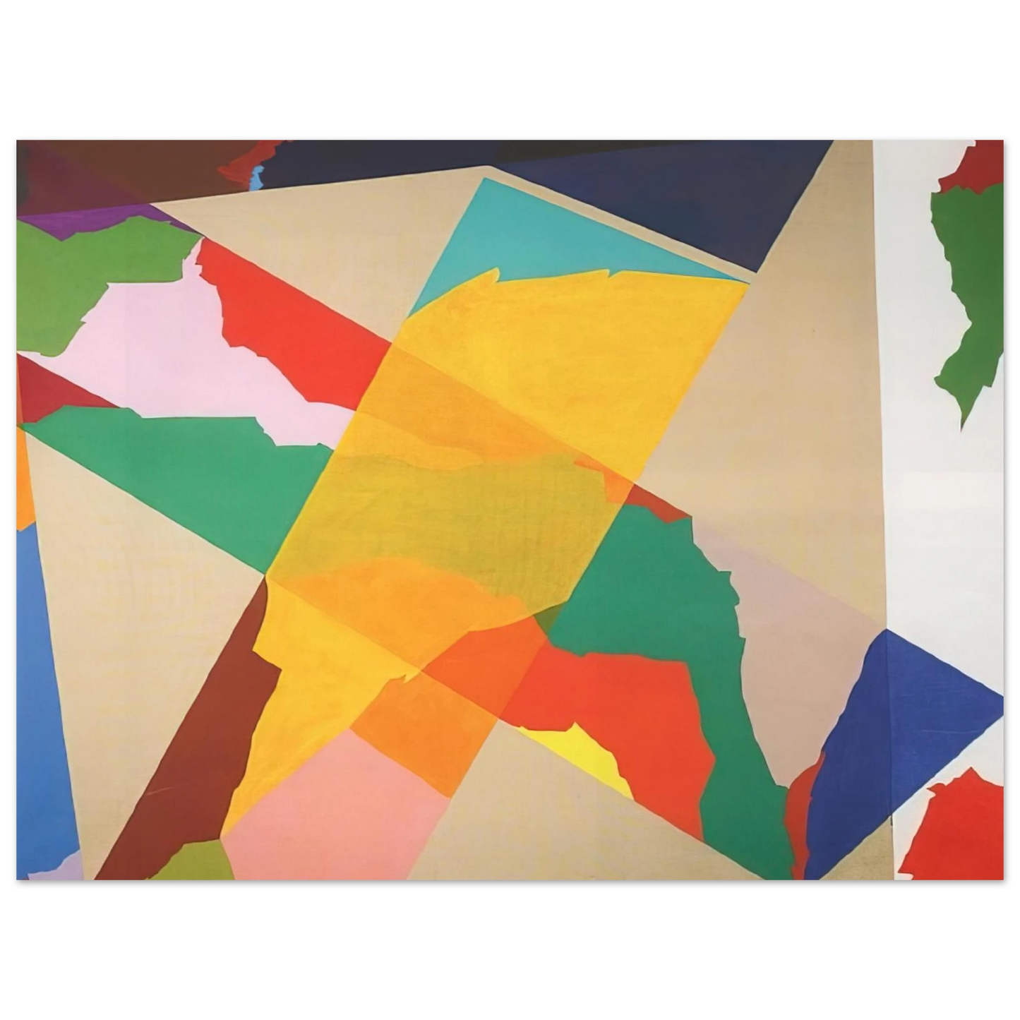 Piero Dorazio - In Croce III - 1969 Fine Art Poster - Default Title