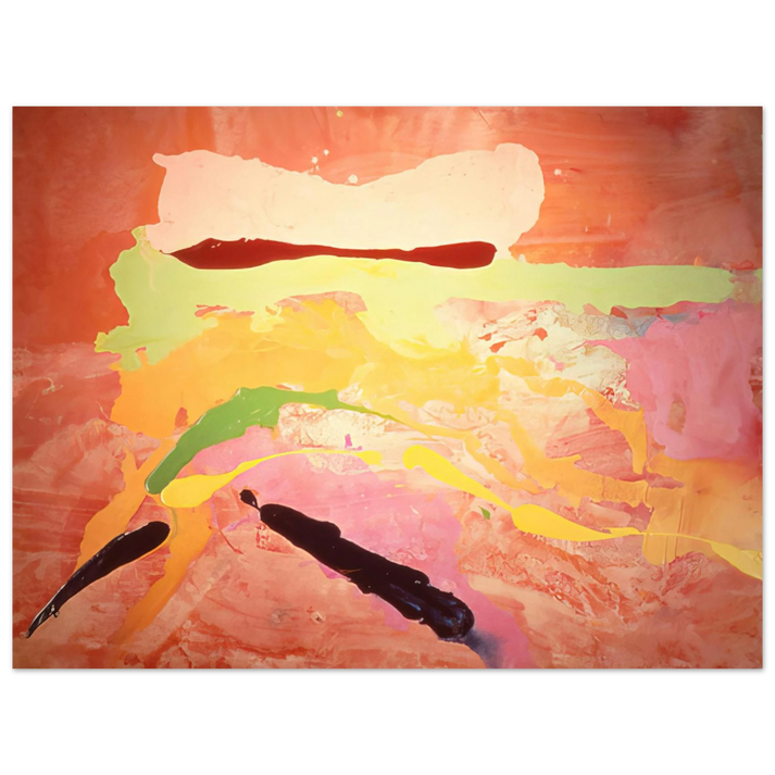 Ronnie Landfield - Untitled - 1969 75x100 cm / 30x40inches Fine Art Poster