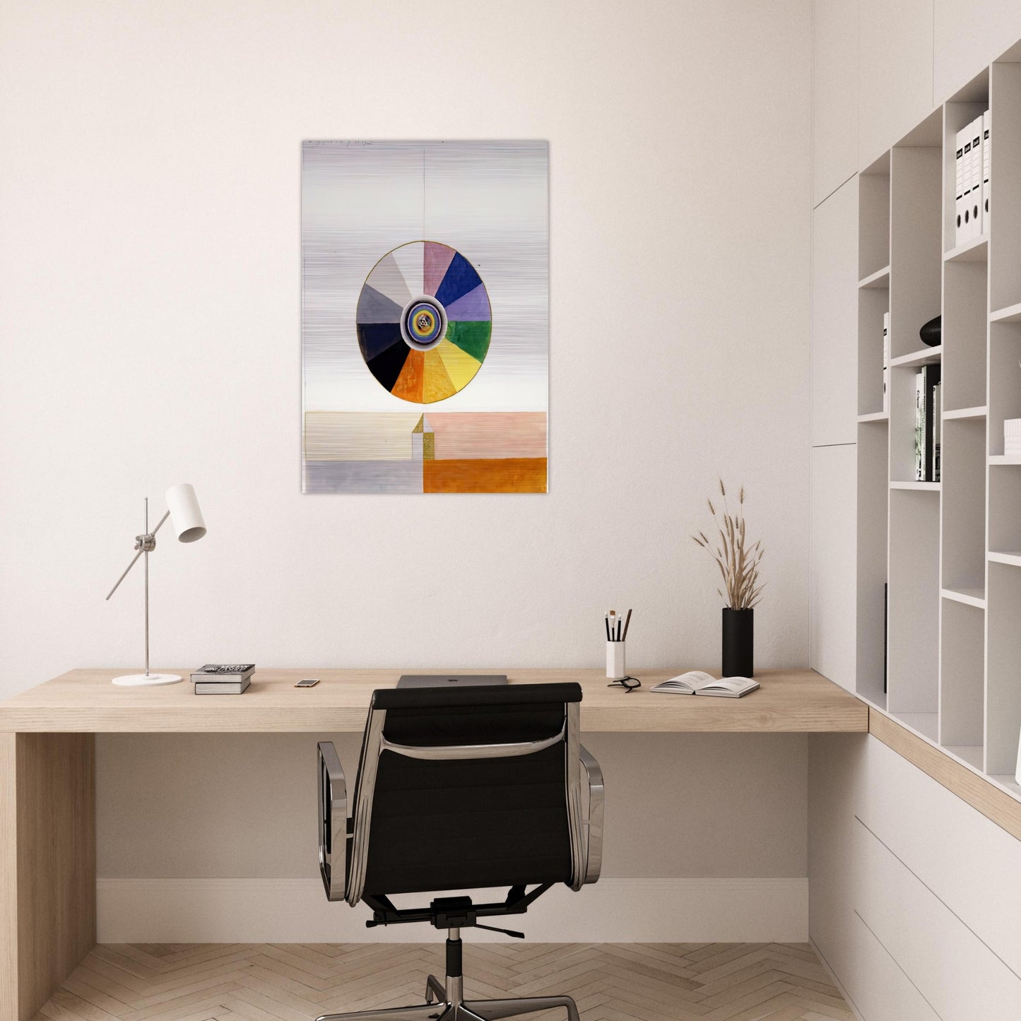 SERIES VII NO 7D 1920 - Hilma af Klint Brushed Aluminum Print - 70x100 cm / 28x40 inches | Hilma af Klint Aluminum Print | Hilma af Klint Prints