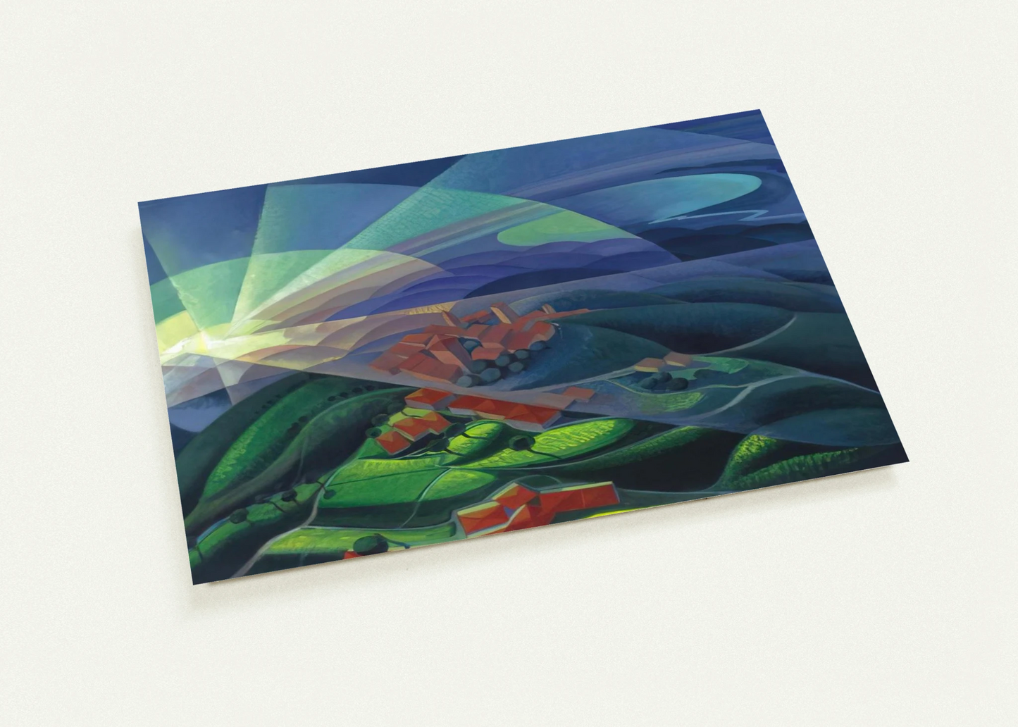 Aurora Volando - 1933 By Gerardo Dottori Pack of 10 Post Cards | Gerardo Dottori Post Cards | A6 (10.5 x 14.8 cm) - 4.1 x 5.8 inches