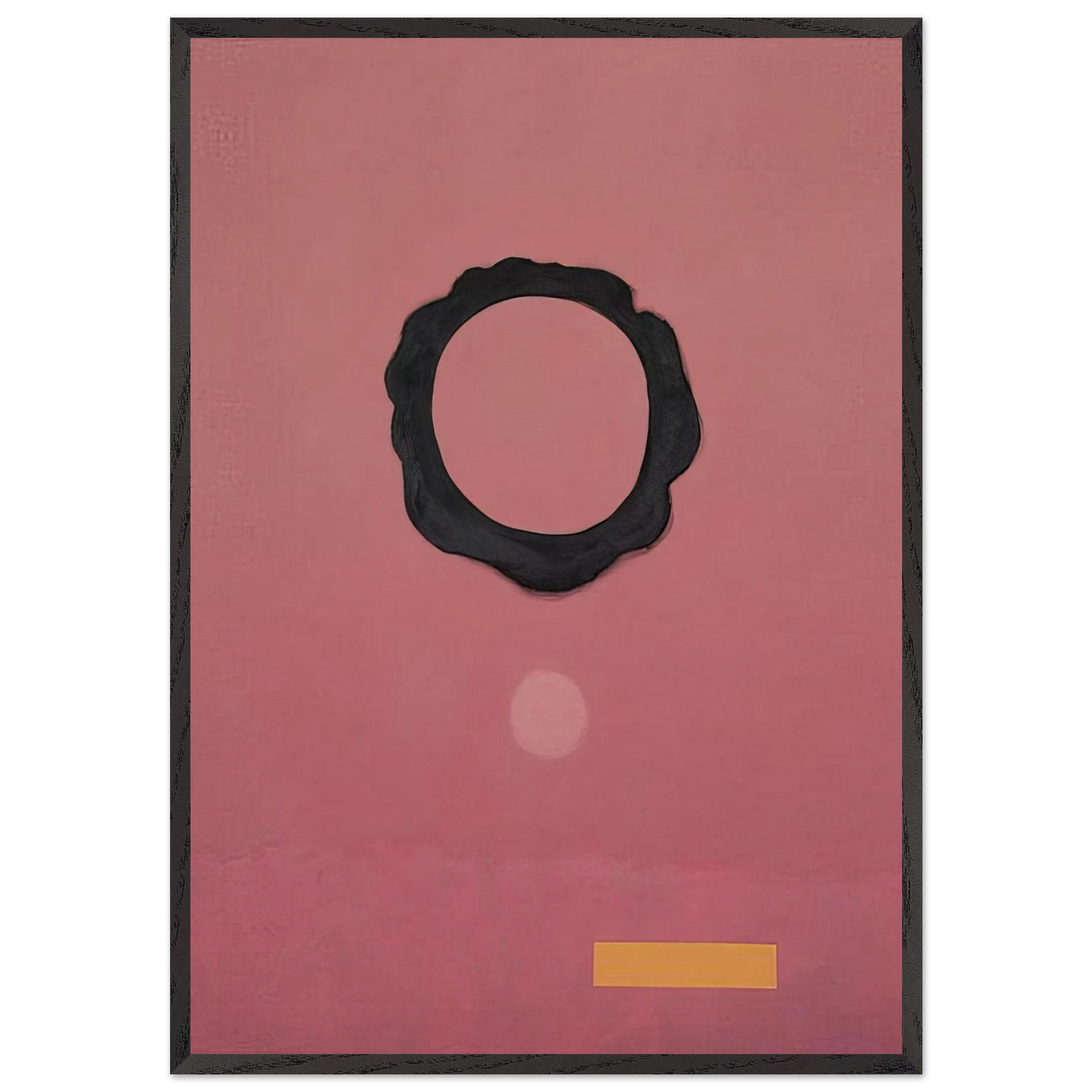 Mandala - 1971 - Adolph Gottlieb 70x100 cm / 28x40 inches Framed Art Print – Black Wooden Frame