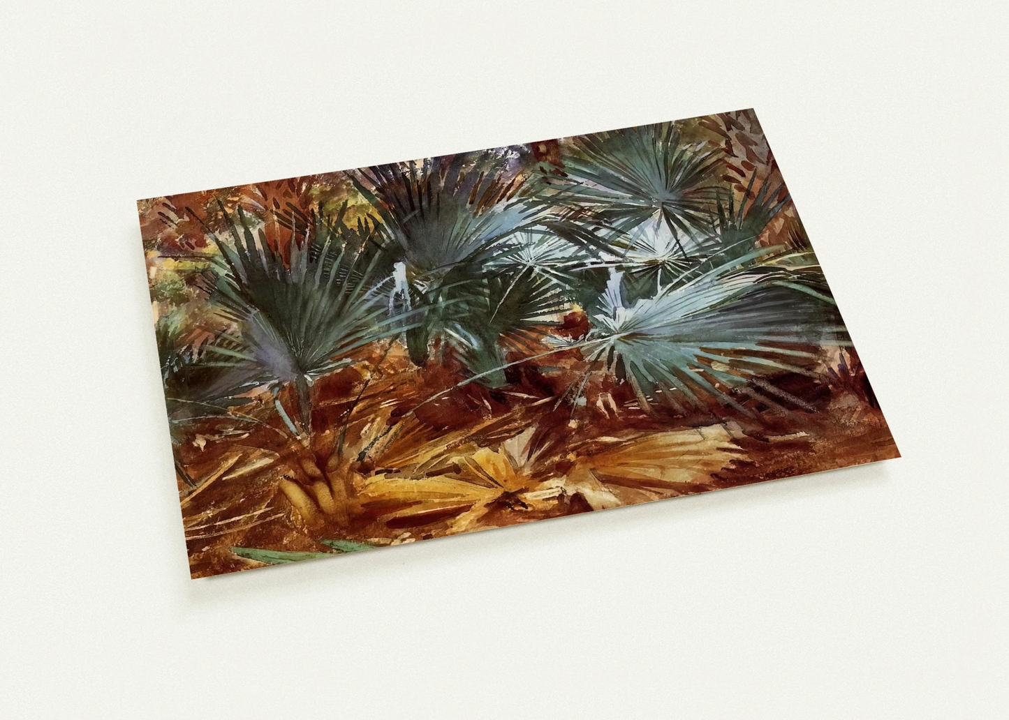 Palmettos By John Singer Sargent Pack of 10 Post Cards | John Singer Sargent Post Cards | A6 (10.5 x 14.8 cm) - 4.1 x 5.8 inches