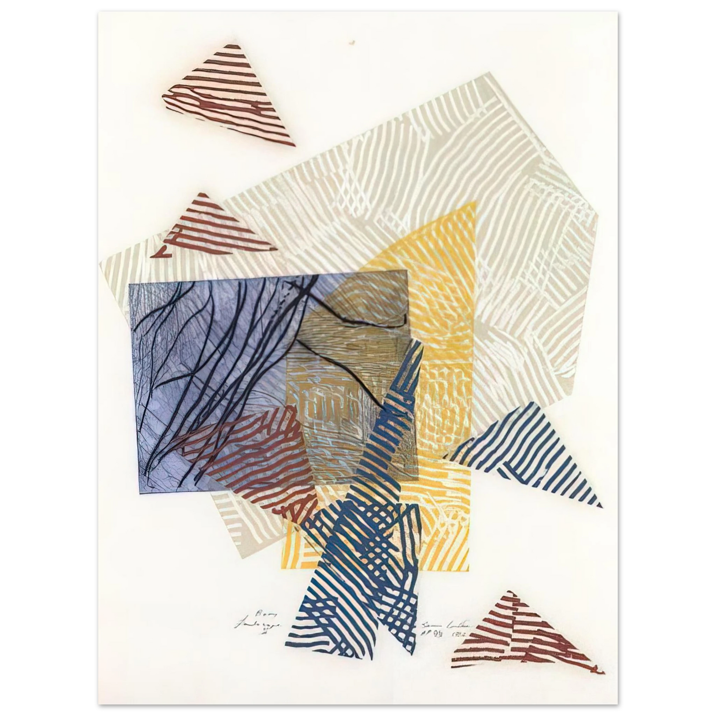 Sam Gilliam - Buoy Landscape II Fine Art Poster - Default Title