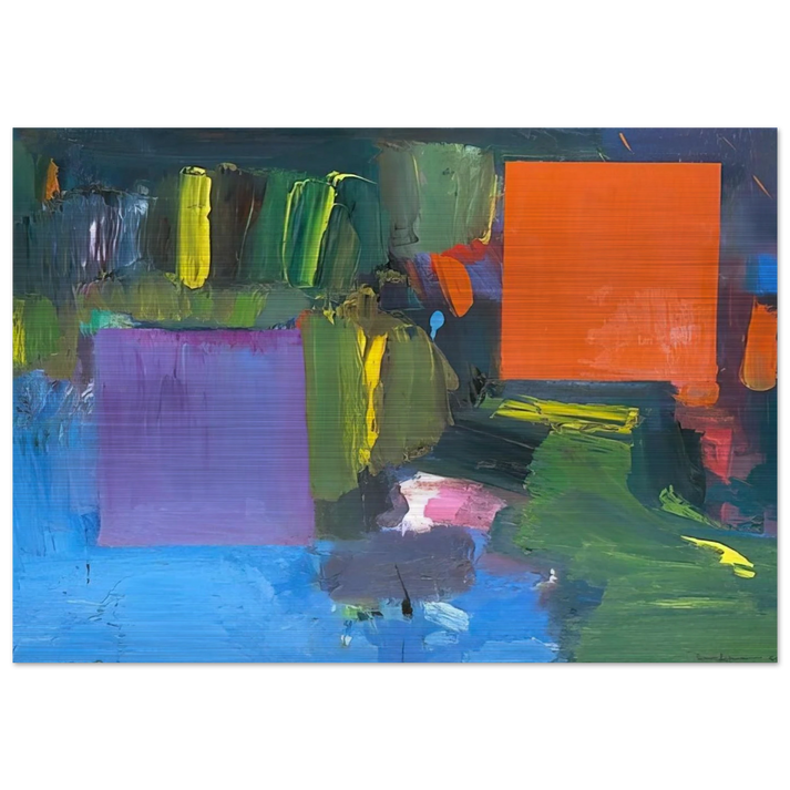 Renate s Nantucket - Hans Hofmann Brushed Aluminum Print - 70x100 cm / 28x40 inches | Hans Hofmann Aluminum Print | Hans Hofmann Prints