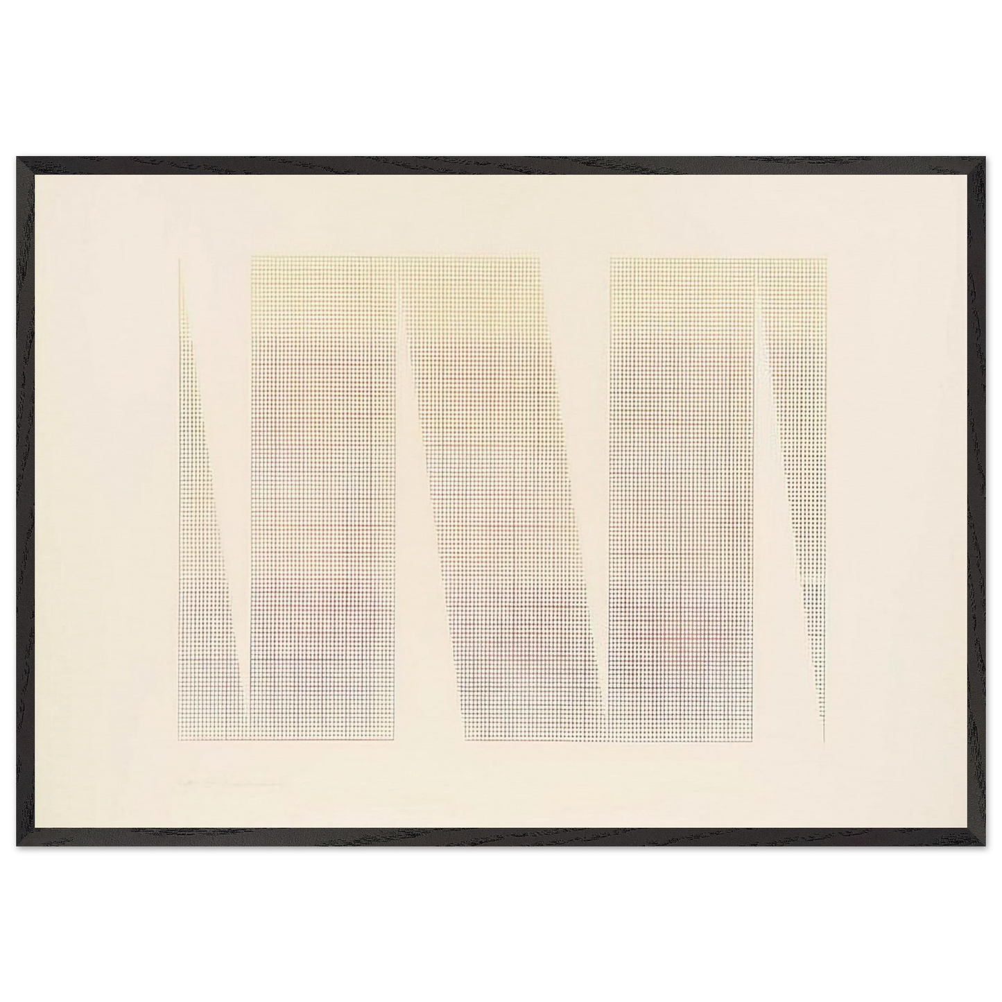 Sixths - 1967 - Mark Lancaster Framed Art Print – Black Wooden Frame - Default Title - -Framed Art Print