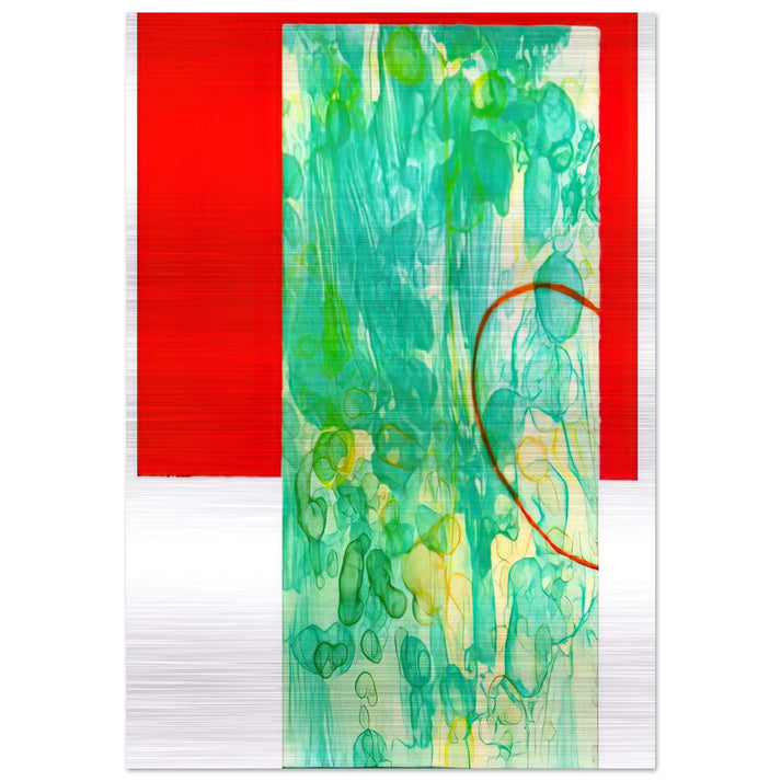 Bluest - Sam Gilliam Brushed Aluminum Print - 70x100 cm / 28x40 inches | Sam Gilliam Aluminum Print | Sam Gilliam Prints