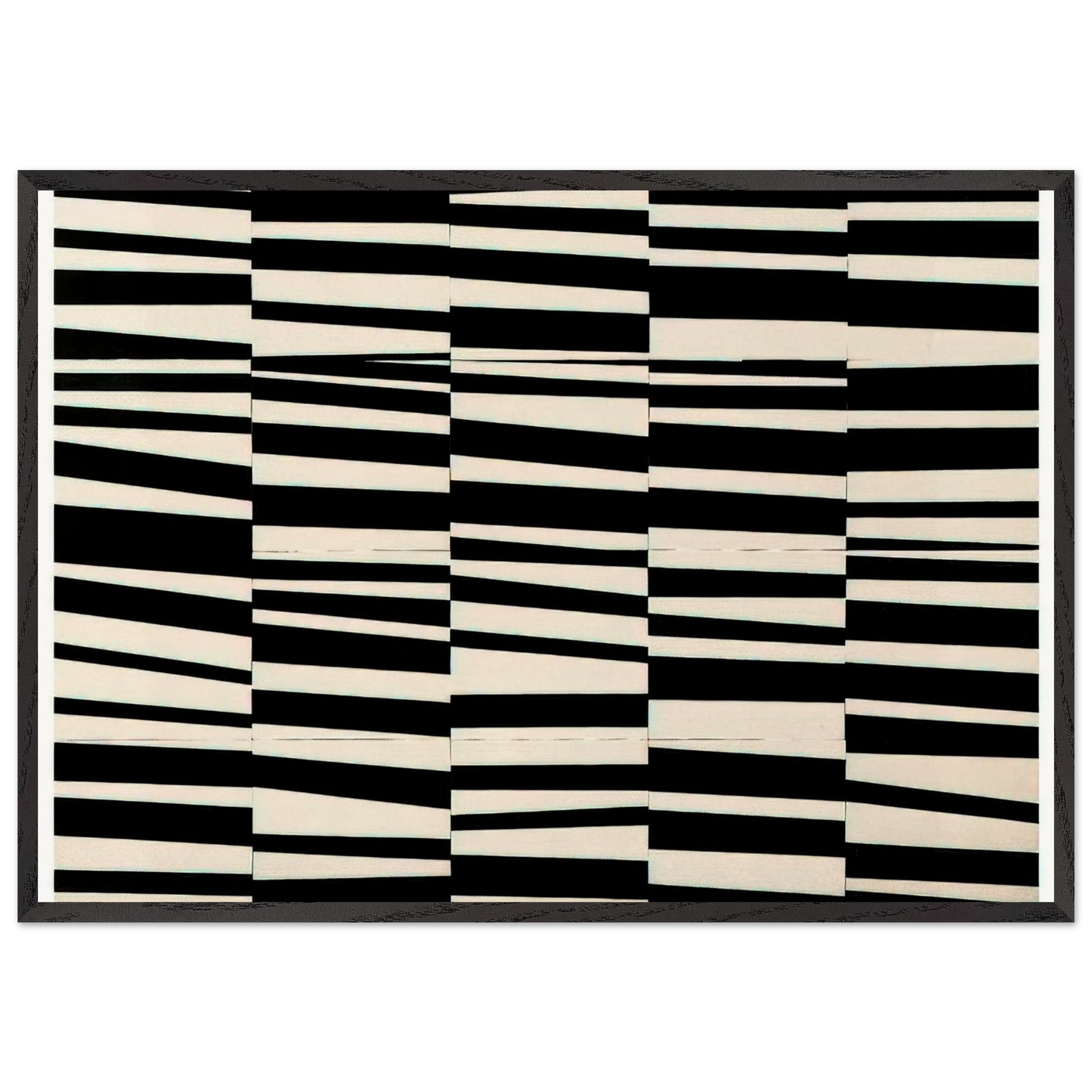 Cite - Ellsworth Kelly 70x100 cm / 28x40 inches Framed Art Print – Black Wooden Frame