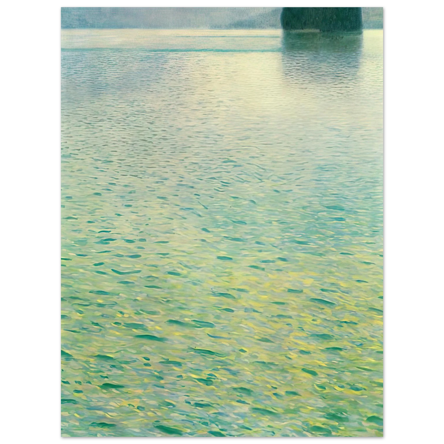 Gustav Klimt - ISLAND IN THE ATTERSEE Fine Art Poster - Default Title