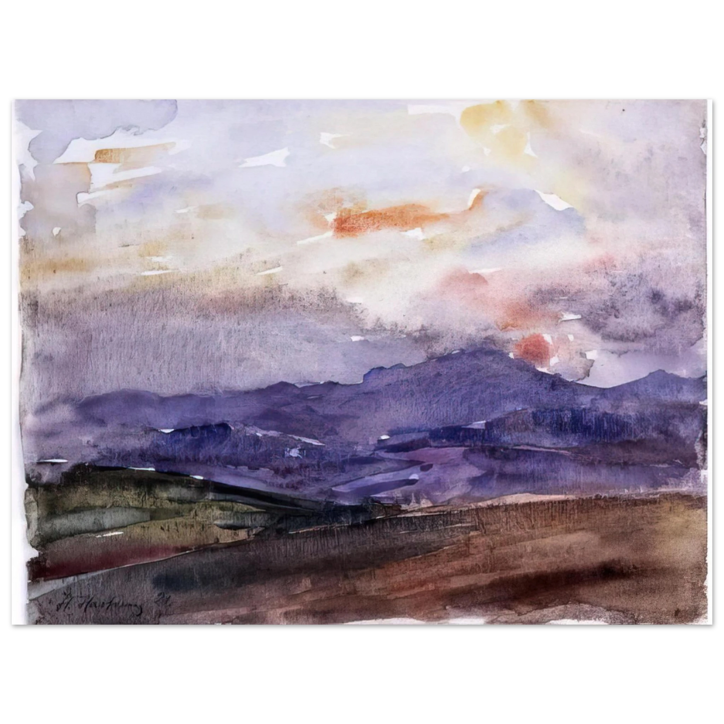 Hans Hartung - Untitled - 1921 Fine Art Poster - Default Title