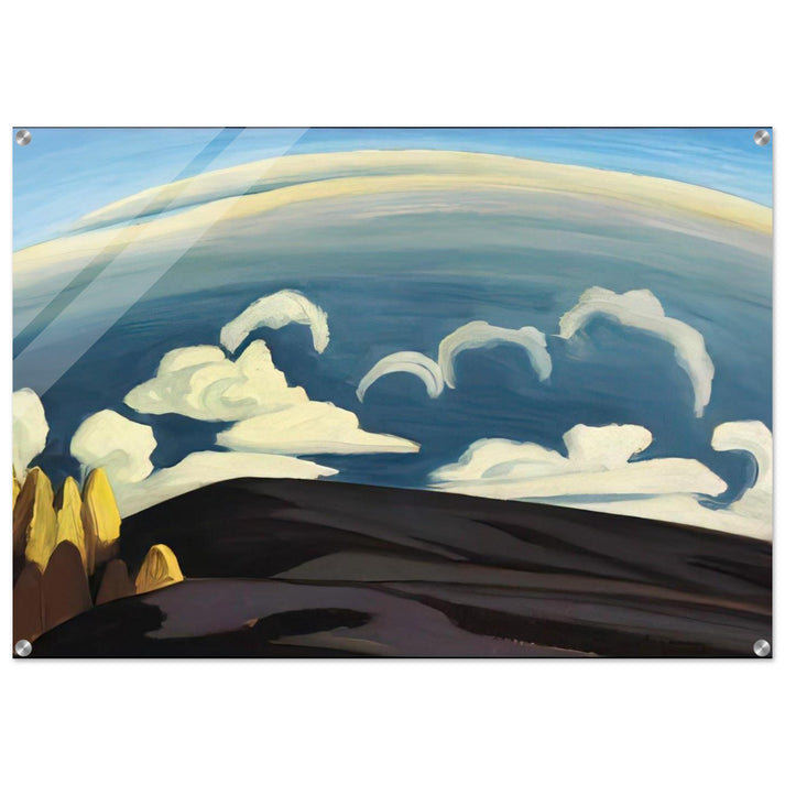 Aftermath of Storm - Lake Superior Sketch XXXIV - 1926 - Lawren Harris Acrylic Print - 70x100 cm / 28x40″ inches | Lawren Harris Wall Art | Lawren Harris Prints