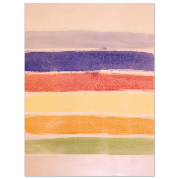 Ronnie Landfield - Meadow - 1981 75x100 cm / 30x40inches Fine Art Poster