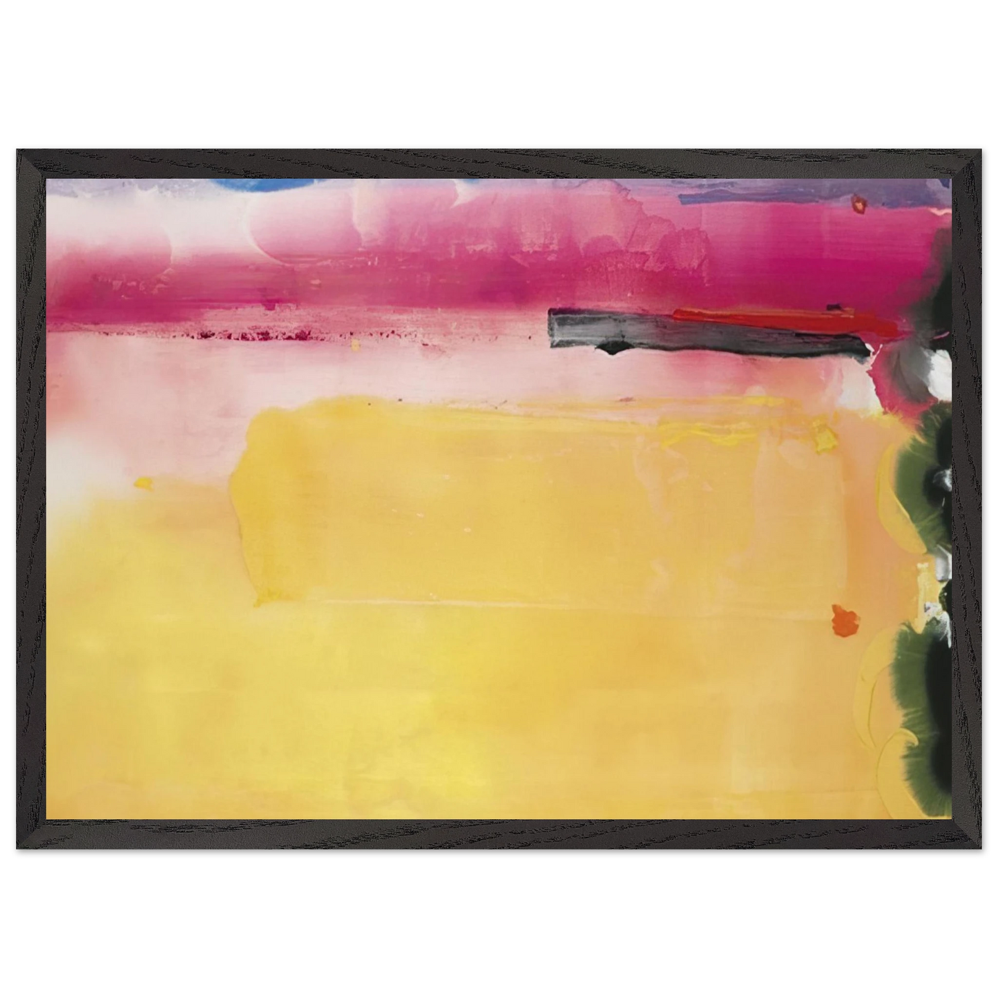 Helen Frankenthaler - Black-Eyed Susan - 1988 Wall art - 28x43 cm / XL (11x17 inches) - Fine Art Poster - -