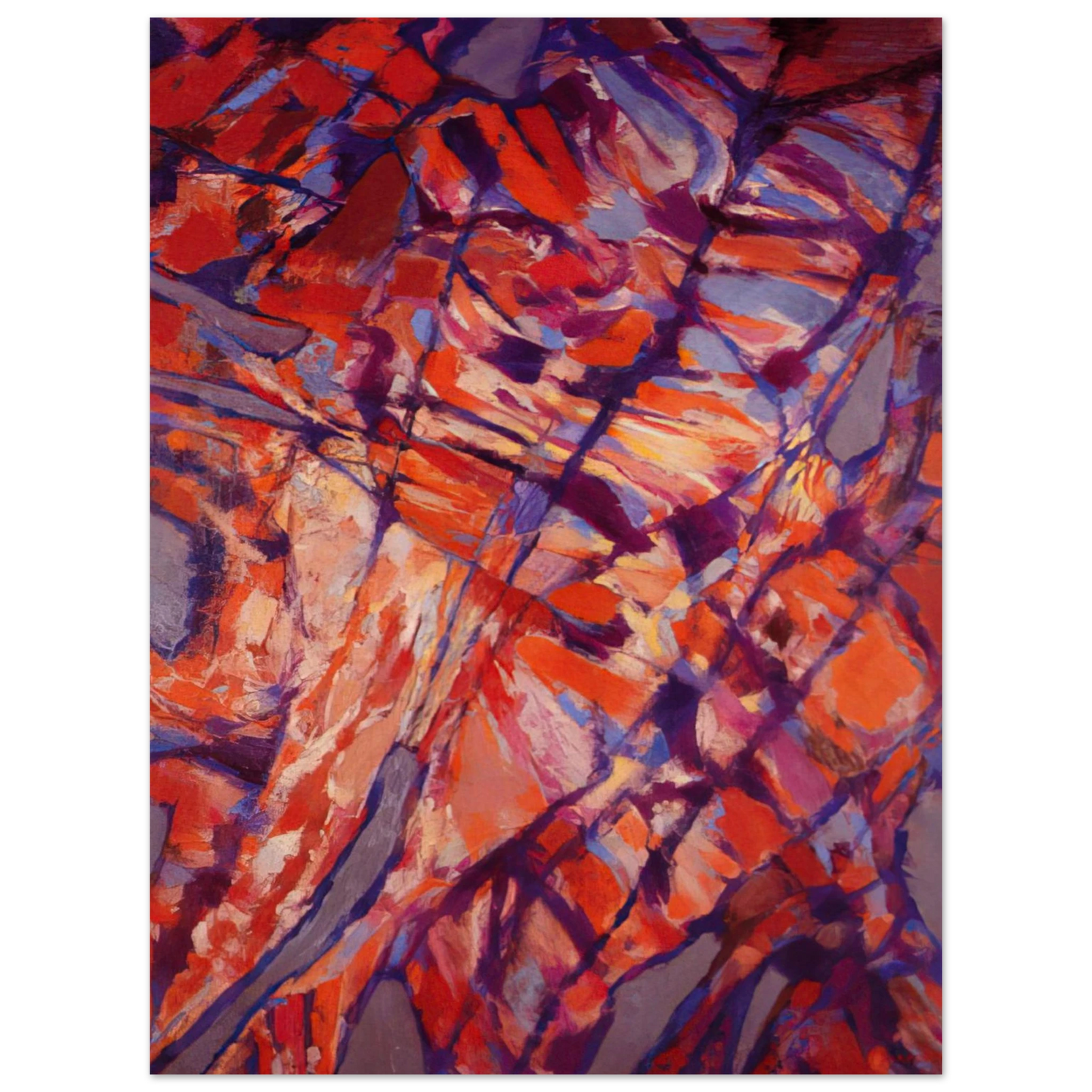 Alfred Manessier - Terre assoiffée I - 1966 Fine Art Poster - Default Title