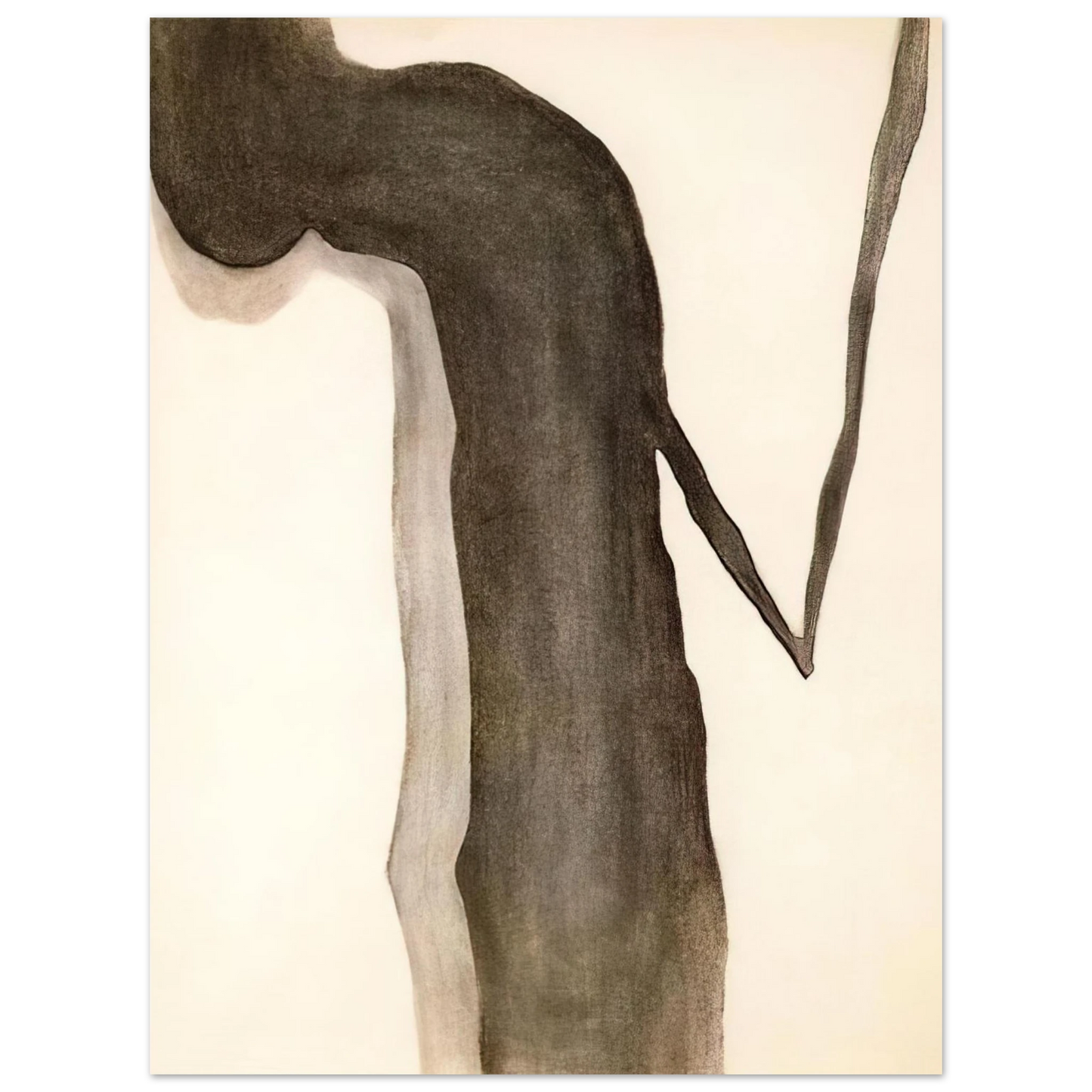 Georgia O'Keeffe - Drawing V Fine Art Poster - 13x18 cm / 5x7 inches