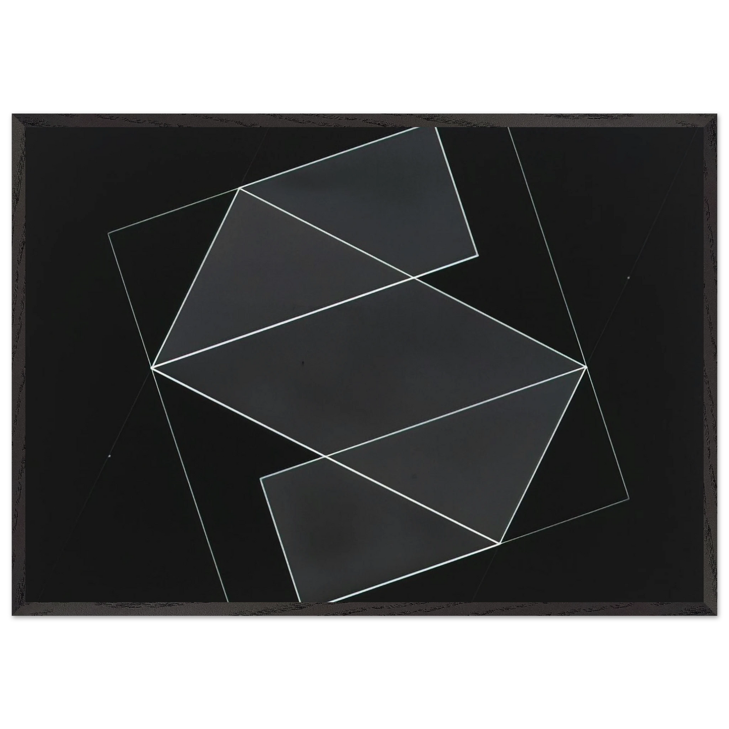 STRUCTURAL CONSTELLATION 1952 - Josef Albers Framed Art Print – Black Wooden Frame - Default Title - -Framed Art Print