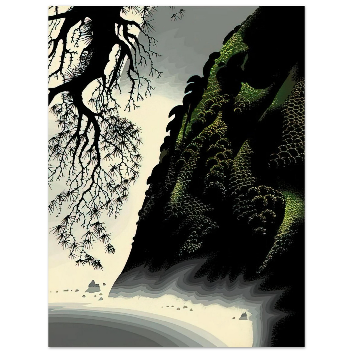 Eyvind Earle - Little Big Sur Fine Art Poster - Default Title