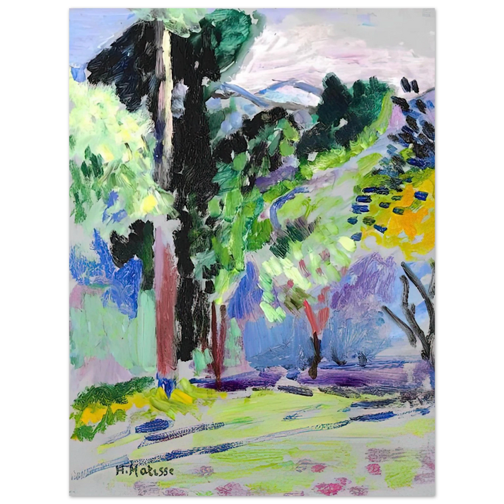 Henri Matisse - PAYSAGE A COLLIOURE 1905 75x100 cm / 30x40inches Fine Art Poster