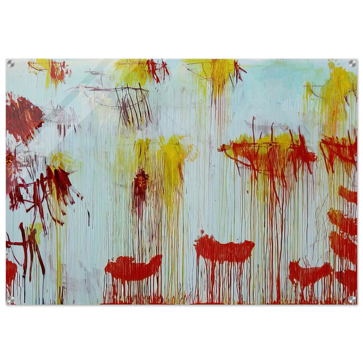 Lepanto, Part XI - Cy Twombly Acrylic Print - 70x100 cm / 28x40″ inches