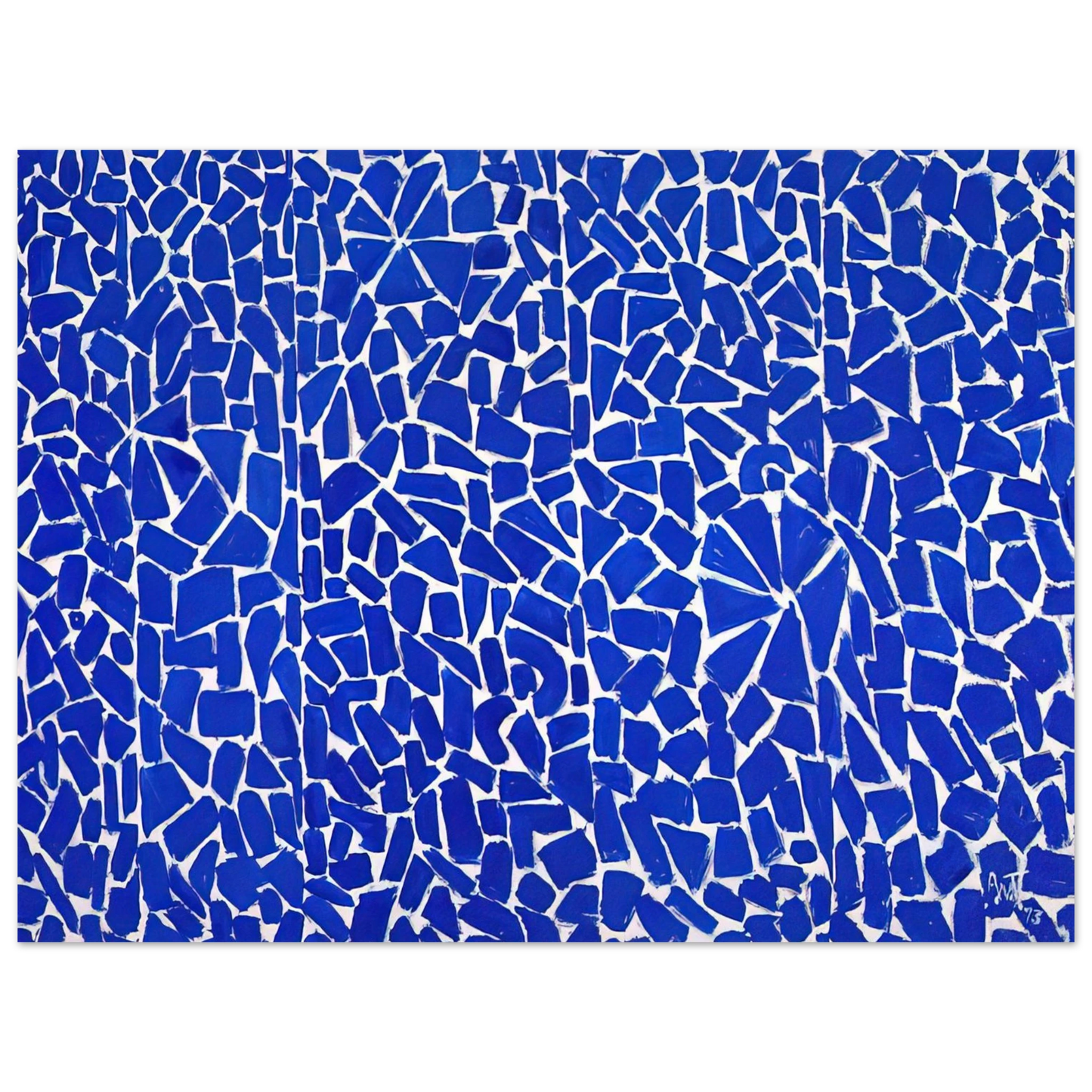 Alma Woodsey Thomas - ELYSIAN FIELDS 1973 Fine Art Poster - Default Title