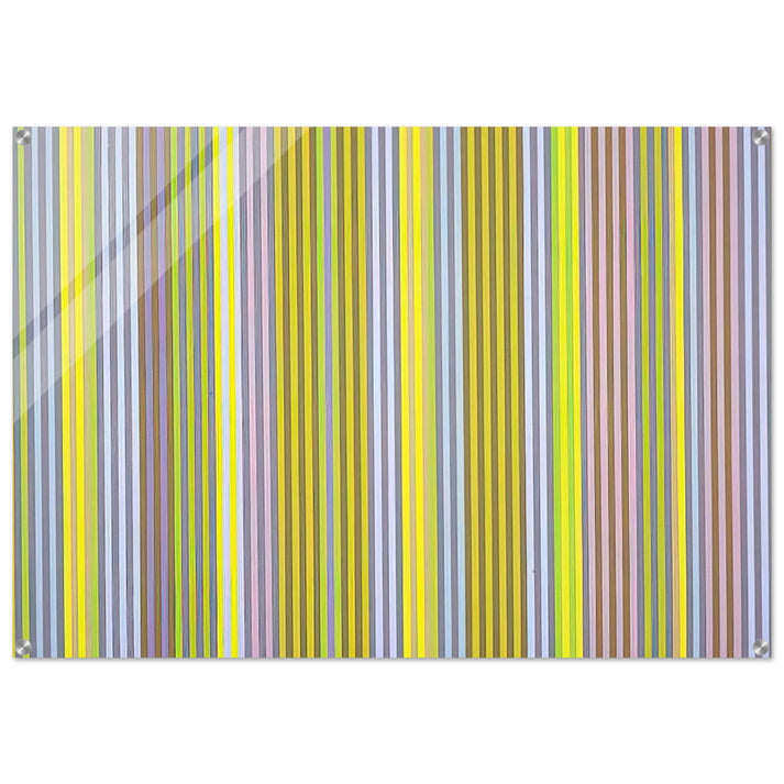 Black Popcorn - 1969 - Gene Davis Acrylic Print - 70x100 cm / 28x40″ inches