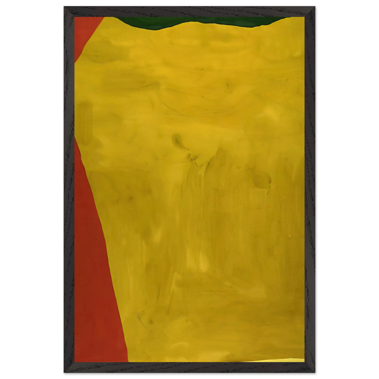 Helen Frankenthaler - Blessing of the Fleet - 1969 Wall art - 27x35 cm / 11x14 inches - Premium Wooden Framed Poster With Fine Art Paper - Wood frame