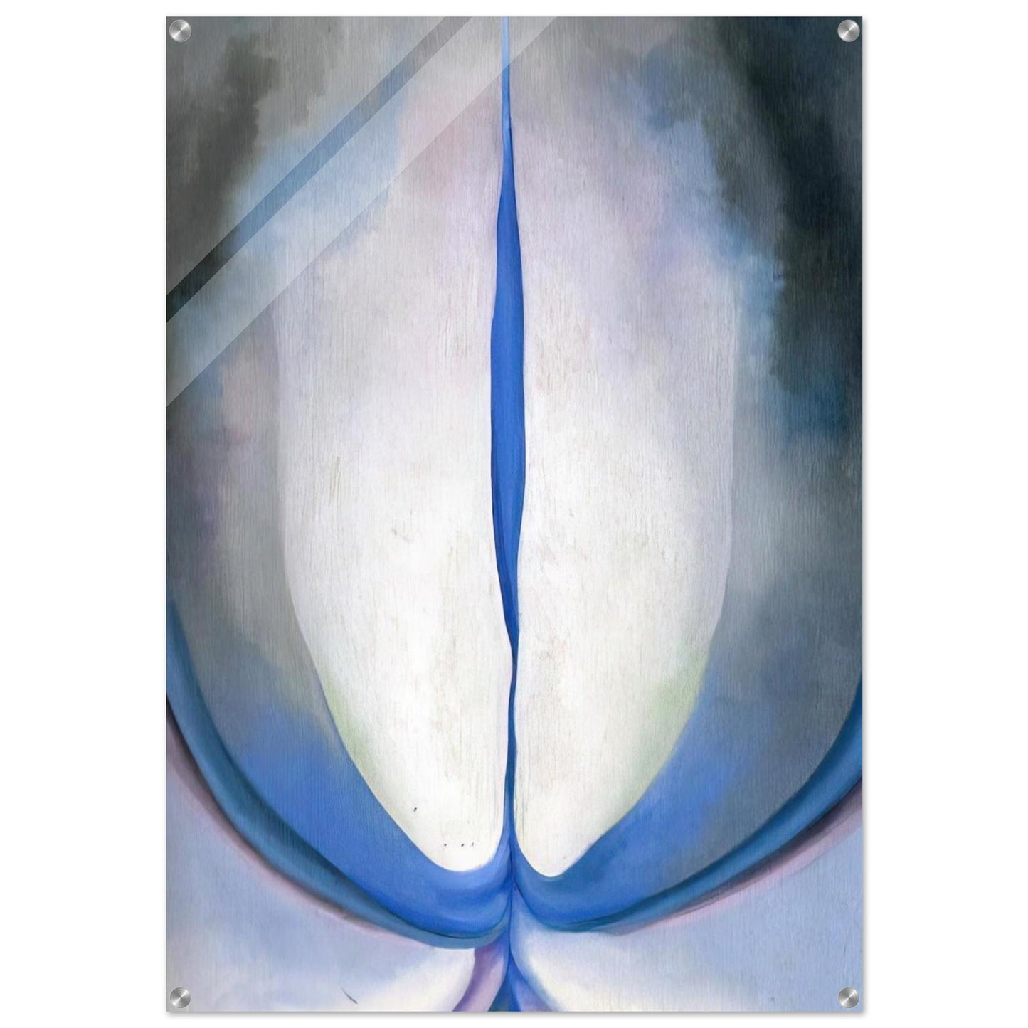 Blue Line - Georgia O'Keeffe Acrylic Print - 70x100 cm / 28x40″ inches
