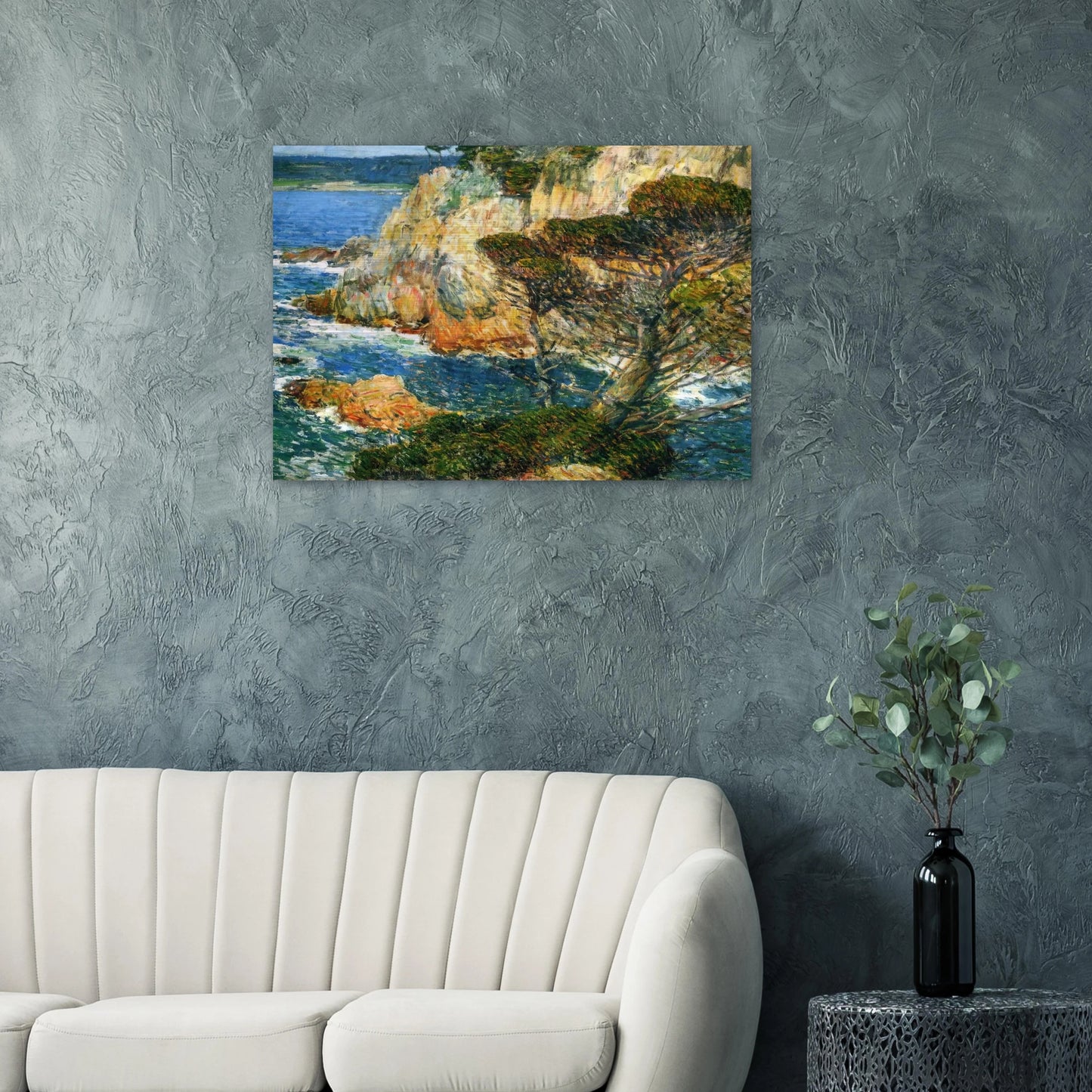 Point Lobos, Carmel - Childe Hassam Brushed Aluminum Print - 70x100 cm / 28x40 inches | Childe Hassam Aluminum Print | Childe Hassam Prints