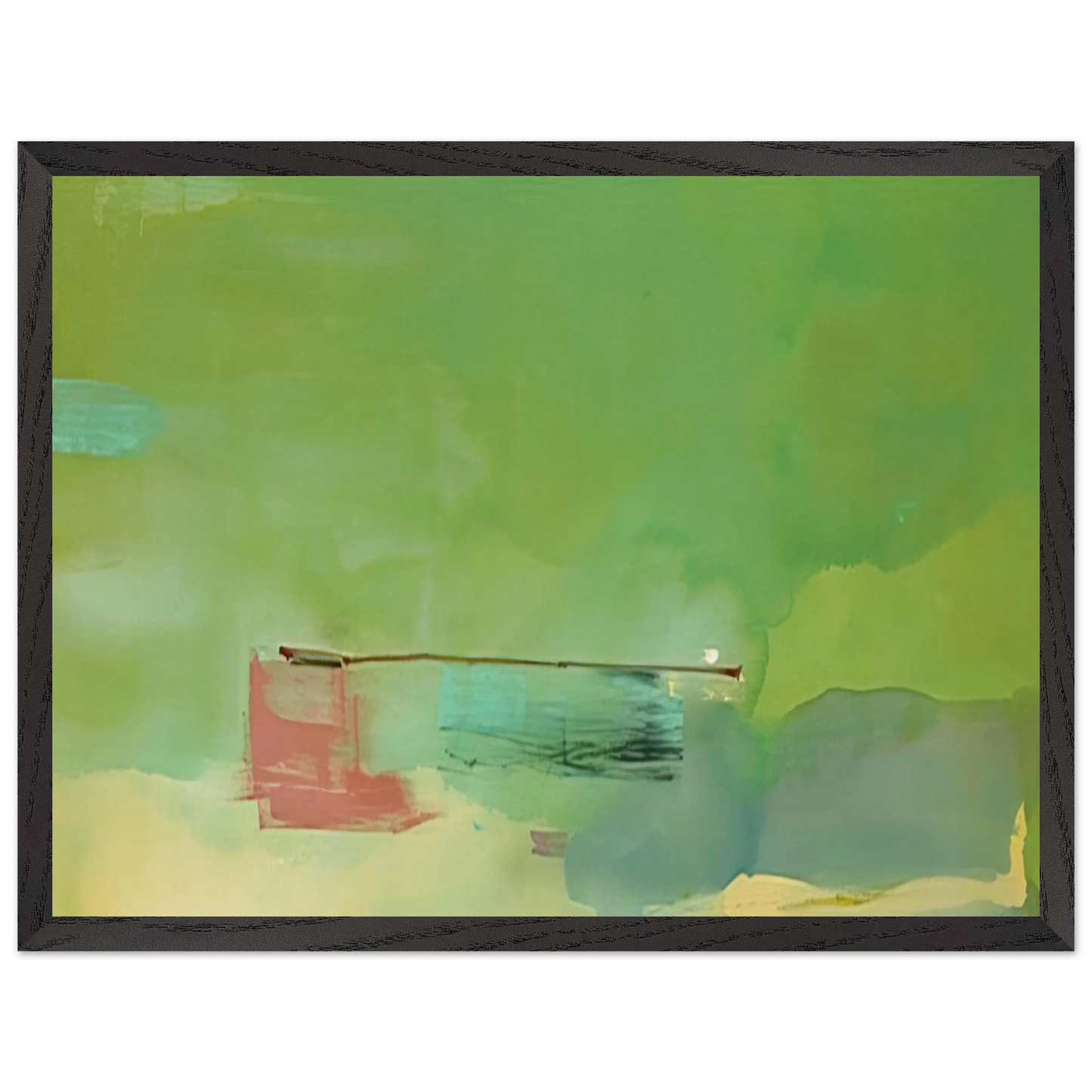Helen Frankenthaler - Springscape - 1975 Wall art - 27x35 cm / 11x14 inches - Fine Art Poster - -