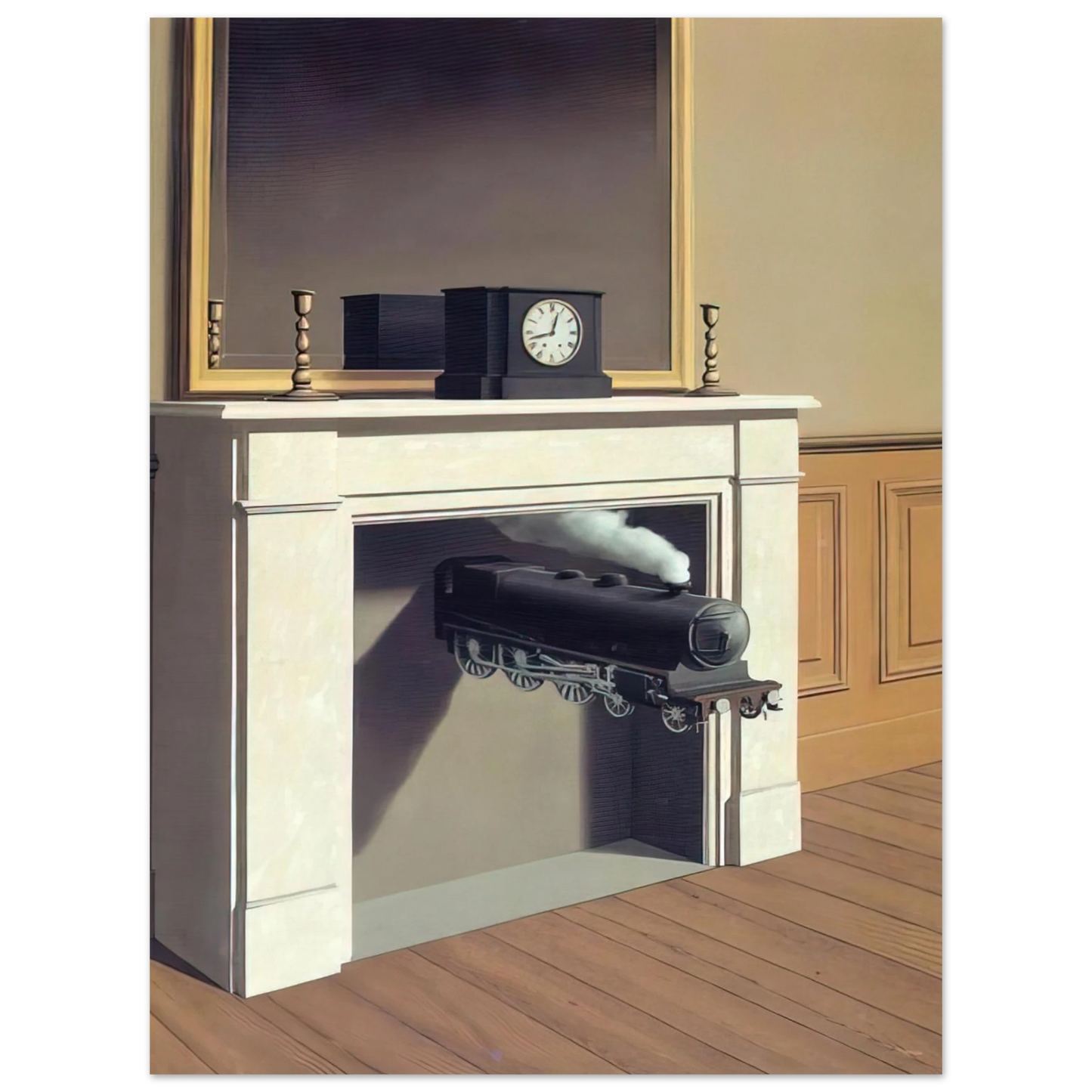 Rene Magritte - TIME TRANSFIXED 1938 Fine Art Poster - Default Title