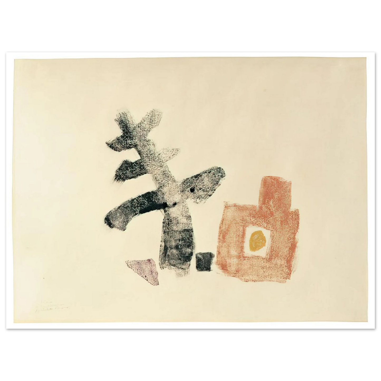 Julius Bissier - 11.5.50 - 1950 Fine Art Poster - Default Title