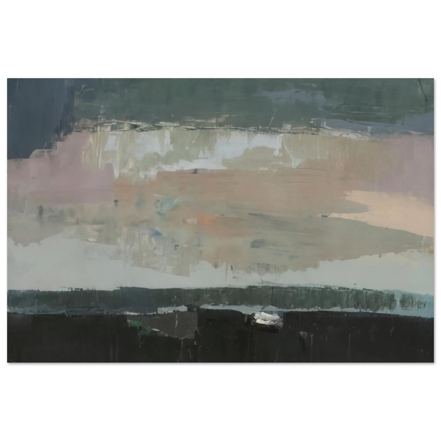 Nicolas de Stael - Gentilly - 1952 Fine Art Poster - 40x60 cm / 16x24 inches