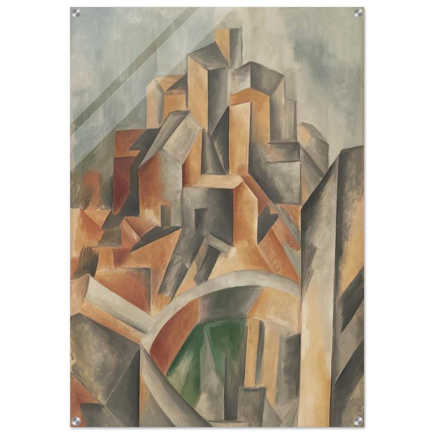 The Reservoir, Horta de Ebro - Pablo Picasso Acrylic Print - 70x100 cm / 28x40″ inches | Pablo Picasso Wall Art | Pablo Picasso Prints