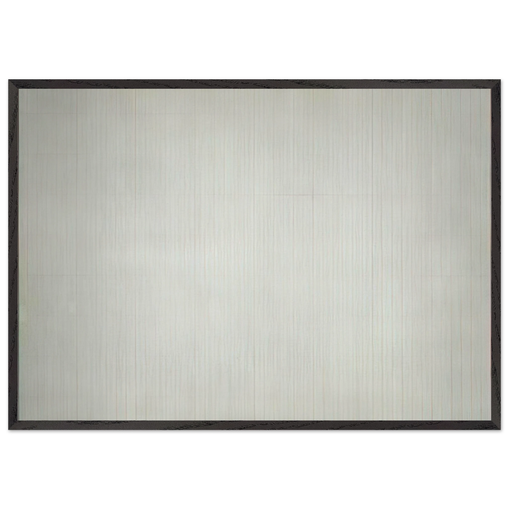 The Islands - Agnes Martin 70x100 cm / 28x40 inches Framed Art Print – Black Wooden Frame