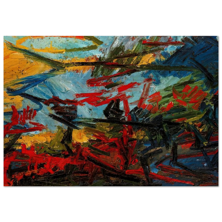 BACCHUS AND ARIADNE - Frank Auerbach Brushed Aluminum Print - 70x100 cm / 28x40 inches | Frank Auerbach Aluminum Print | Frank Auerbach Prints