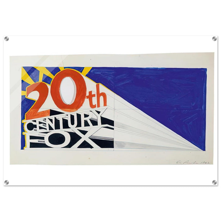 TRADEMARK 3 1962 - Edward Ruscha Acrylic Print - 70x100 cm / 28x40″ inches | Edward Ruscha Wall Art | Edward Ruscha Prints