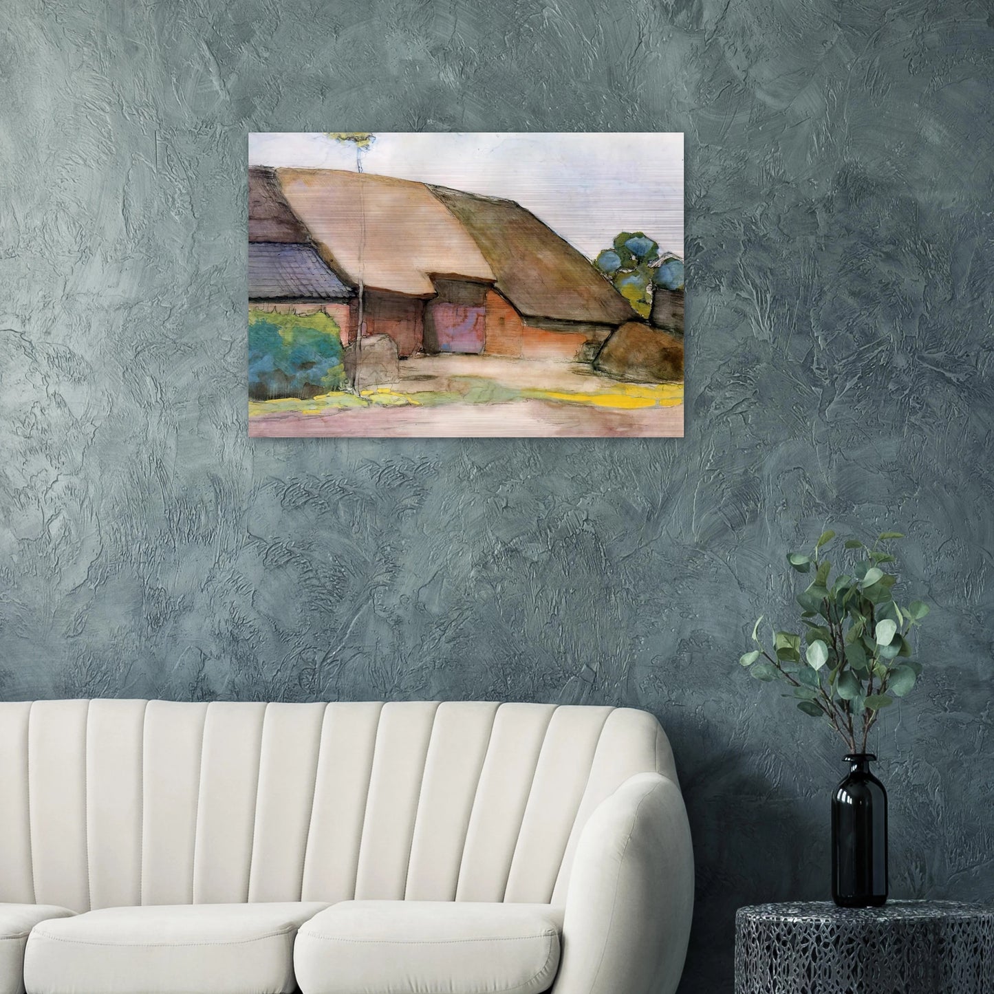 Farm Sun - Piet Mondrian Brushed Aluminum Print - 70x100 cm / 28x40 inches | Piet Mondrian Aluminum Print | Piet Mondrian Prints