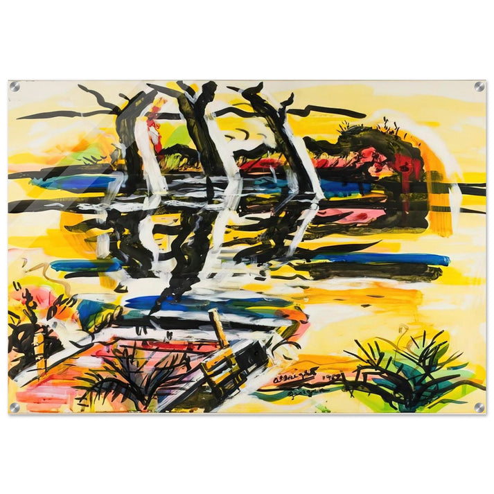 THREE TREES GEORGIA 1969 - Ivan Albright Acrylic Print - 70x100 cm / 28x40″ inches